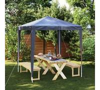 Tente de réception 2x2 m bleu Bleu G