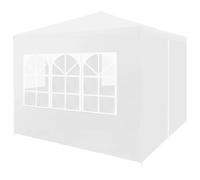 Vidaxl Tente De Réception 3 X 3 M Blanc Blanc