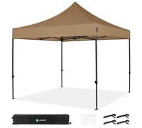 Tente de réception - 3x3 m - Tente de réception Premium Easy-Up | Beige