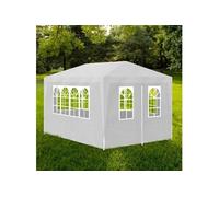 vidaXL Tonnelle de jardin Chapiteau 90334 Blanc 3 x 4 m