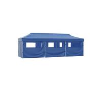 Tente de réception - - 3x9 m - Résistante aux UV - Pliable - 8 parois latérales