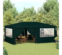 Tente De Fête Professionnelle Uv Imperméable Parois Latérales Polyéthylène 4x6 M 90 G/M² Vert