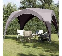 Tente de réception blanche en polyester 185T imperméable avec revêtement en polyuréthane - 305 x 305 x 216 cm - Grande tente d'extérieur pour camping, plage, mariages, fêtes - Avec sac de transport