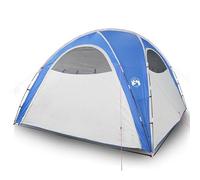 Tente de réception, bleue, imperméable, tonnelle pour jardin, camping et extérieur, robuste, résistante aux intempéries et facile à monter, idéale pour les fêtes, les marchés et les événements
