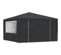 Tente de réception et parois latérales 4x4 m Anthracite 90 g m² Anthracite G