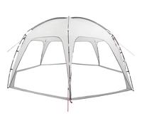 vidaXL Tente de réception 525x525x255 cm Gris Polyester (revêtement PU) Imperméable