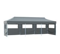 Tente de Réception Pliable 5 Parois 3x9 m Bleu Pavillon Tonelle Jardin vidaXL