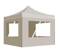 Tente de Réception Pliable Aluminium Bordeaux Tonnelle Pavillon Jardin vidaXL