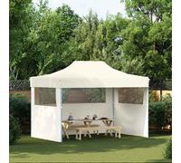 Tente de Réception Pliable avec 3 Parois Acier Anthracite Tonnelle vidaXL