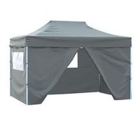 vidaXL Tente de Réception Pliable avec 4 Parois Tonnelle d'Extérieur Chapiteau de Jardin Belvédère Voyage de Camping 48897