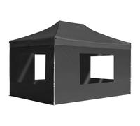 Tente de Réception Pliable avec Parois 4,5x3 m Blanc Pavillon Chapiteau vidaXL