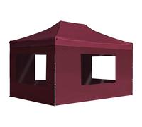 Tente de Réception Pliable avec Parois 6x3 m Blanc Pavillon Jardin vidaXL
