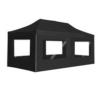 Vidaxl Tente De Réception Pliable À Parois Aluminium 3 X 3m Anthracite