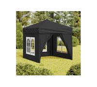 Tente de Réception Pliable avec Parois Chapiteau Tonnelle Anthracite vidaXL
