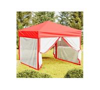 Tente de Réception Pliable avec Parois Belvédère de Camping Pavillon d'Extérieur Tonnelle de Jardin Chapiteau Patio 93534