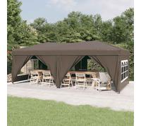 Tente de Réception Pliable avec Parois Chapiteau Tonnelle Anthracite vidaXL