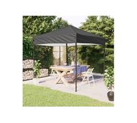 Partytent inklapbaar 2x2 m antracietkleurig93495
