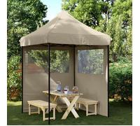 Tente de Réception Pliable Professionnelle Acier Anthracite Tonnelle vidaXL