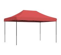 Tente de réception pliable escamotable bordeaux 440x292x315 cm