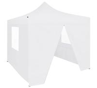 Tente de Réception Pliable et 4 Parois Acier Tonnelle Chapiteau Jardin vidaXL