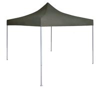 Vidaxl Tente De Réception Pliable Avec 2 Parois 2x2 M Acier Anthracite