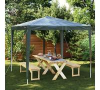 Tente de Réception Professionnelle 2x2 m Anthracite Tonnelle Belvédère vidaXL