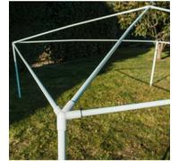Tente De Réception, Tonnelle, Barnum 3m X 3m Werkapro Blanc