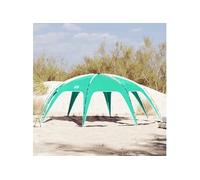 vidaXL Tente de fête Vert de mer imperméable 618x618x277 cm Montage manuel