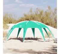 vidaXL Tente de fête Vert de mer imperméable 618x618x277 cm Montage manuel