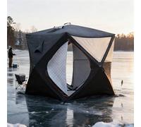 Tente de Sauna d'extérieur, Sauna Sec Portable,Comprenant Un ancrage au Sol, des Cordes et Un Sac de Rangement, Convient pour Le Camping, Le Jardin ou Une Utilisation à Domicile. blacksauna