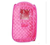 Tente de Sauna portative, Spa Pliable for Tout Le Corps for Une Personne for la thérapie détox sans Vapeur de Sauna pour la détente(Rose -No Steamer)