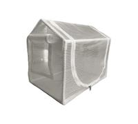 Tente de Serre compacte à Six côtés, conceptions de retenue isolantes pour Balcon, terrasse, Installation Facile, Couverture en PVC, abri pour à Assemblage sans Outil