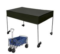 Tente de soleil portable pour chariot de golf - Tente d'ombrage pour chariot de golf - Housse de pluie imperméable - Housse portable pour chariot à provisions amovible - Accessoires pour
