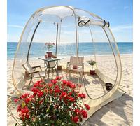 Tente de Sport Pop-up, Tente-Bulle Transparente avec Sac de Transport