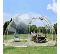 Tente de Sport Pop-up, Tente-Bulle Transparente avec Sac de Transport