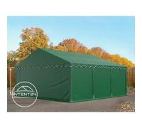 Tente de stockage TOOLPORT - 5x6 m - PVC - H. 2 m - Vert - Métal - Autoportante