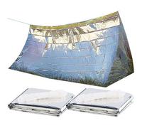 Tente de survie - - 2 personnes - Protège contre le froid, l'eau, le vent et le feu