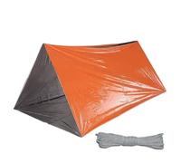 Tente de survie - Abri compact et léger, barrière contre les intempéries en PET, housse de sécurité toutes saisons avec visibilité lumineuse | Protection extérieure fiable pour le camping et les