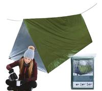 Tente de survie - Abri extérieur, 150 x 237 cm, auvent de camping pour randonnée, voyage, housse de protection avec couche imperméable, équipement d'aventure, refuge de crise pour l'alpinisme, le