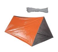 Tente de survie compacte et légère, protection coupe-vent | Bâche imperméable portable, tente de stockage de la chaleur pour les randonnées en plein air, utilisation en cas de catastrophe