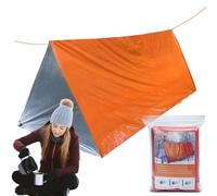 Tente de survie d'abri, tente de vie, tente de tube d'abri de survie | Légère et résistante au vent et à l'eau en toile de sac thermique pour activités de plein air