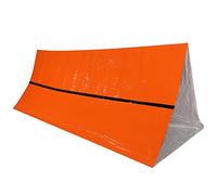 Tente de Survie, imperméable Thermique et Pliable, abri de Secours d'urgence pour randonneurs, campeurs et Situations extrêmes