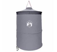 Tente de toilettes pop-up avec corde suspendue - vidaXL - gris et orange - 97 x 126 cm - protection UV 1514119