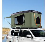 Tente de toit à coque rigide pour 2 à 3 personnes, étanche pour l'extérieur avec échelle pour SUV et camions, idéale pour le camping et les voyages
