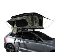 Tente de Toit Camouflage pour Voiture, 4x4,Van Camping- 2 à 3 Personnes -Coque Rigide & Ouverture Pop Up 3/15sec -Matelas Intégré 55mm Echelle Téléscopique [Filet de Stockage & Lampe Torche Inclus]