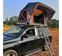Tente de toit de voiture entièrement automatique pliable pour 2 personnes, respirante et ventilée, rangement pratique pour les voyages en voiture