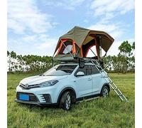 Tente de toit de voiture entièrement automatique pliable pour 2 personnes, respirante et ventilée, rangement pratique pour les voyages en voiture