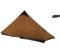Tente de trekking légère, indice d'imperméabilité 5000, conception à double paroi, 3 saisons-Khaki