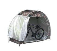 Tente de vélo pour 2 à 3 vélos, housse de vélo 195 x 80 x 163 cm, Oxford 210D, étanche, portable et résistante aux intempéries, pour moto, outils de jardin, tondeuse à gazon