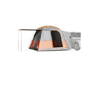 Vidaxl Tente De Voiture 4 Personnes Gris Et Orange Imperméable